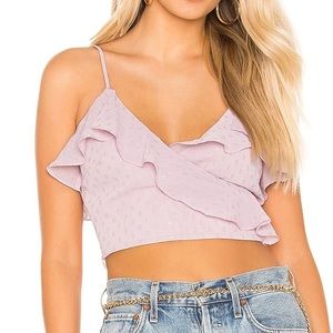PRIVACY PLEASE Fleur Top in Pale Lilac (XS) Purchased from Revolve, barely worn